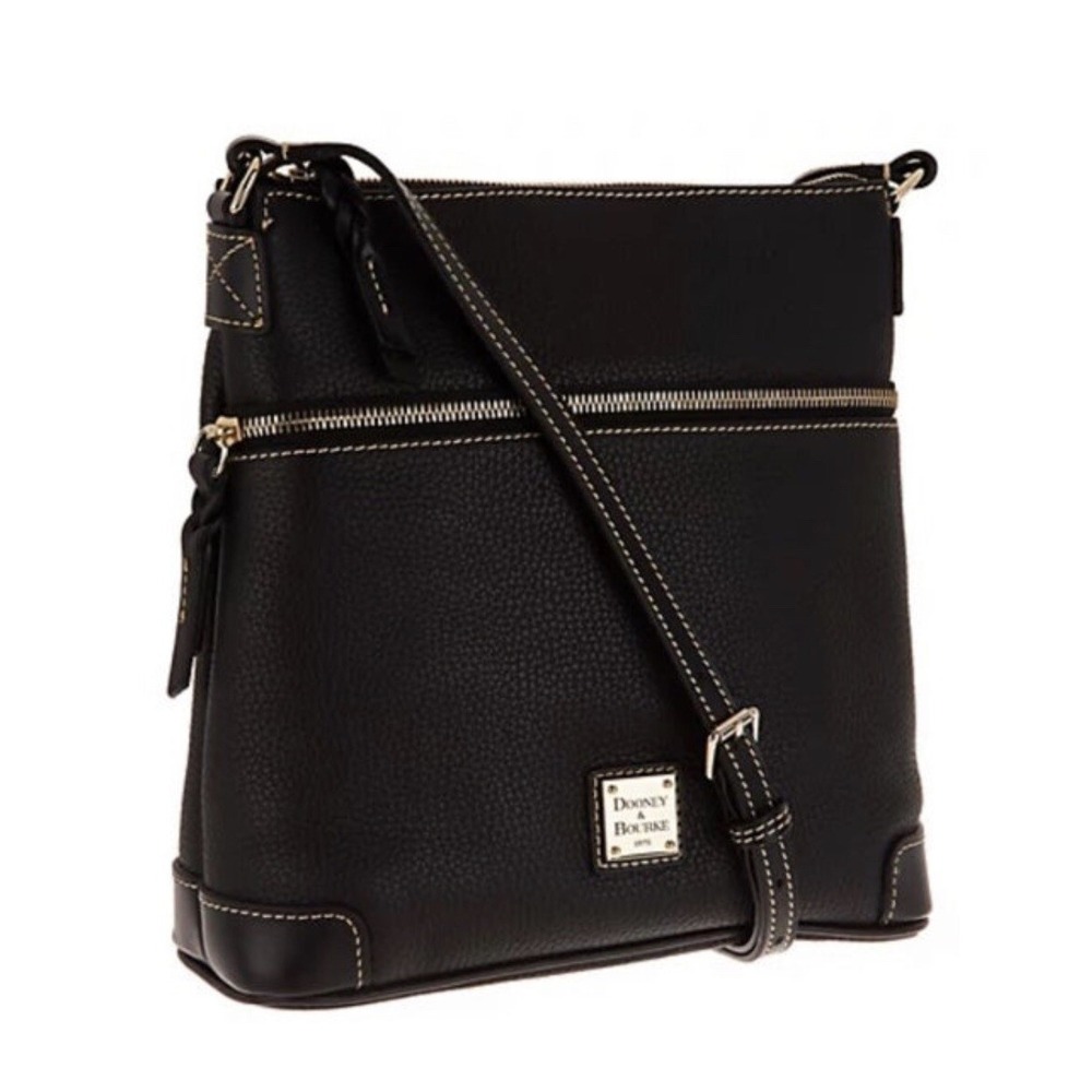 Dooney & Bourke Pebble Leather Crossbody black color bag A260501